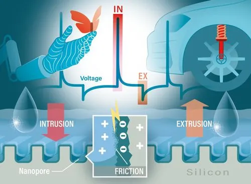 水とシリコンの摩擦が電気を生む。独チームが9%の高効率発電を達成、電池不要の未来を拓くナノテクノロジーの全貌
