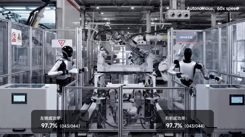 Xiaomiの人型ロボット、EV工場で成功率98％：変形しやすい大型部品へ作業を拡大