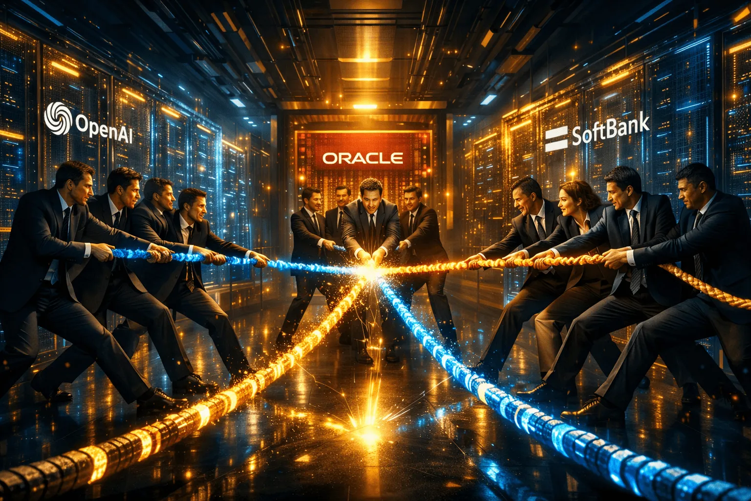 Stargateプロジェクト、5000億ドルのAIインフラ構想が内紛で空転か？OpenAI・Oracle・SoftBankの三者対立が露わにした巨大AI投資の構造的矛盾