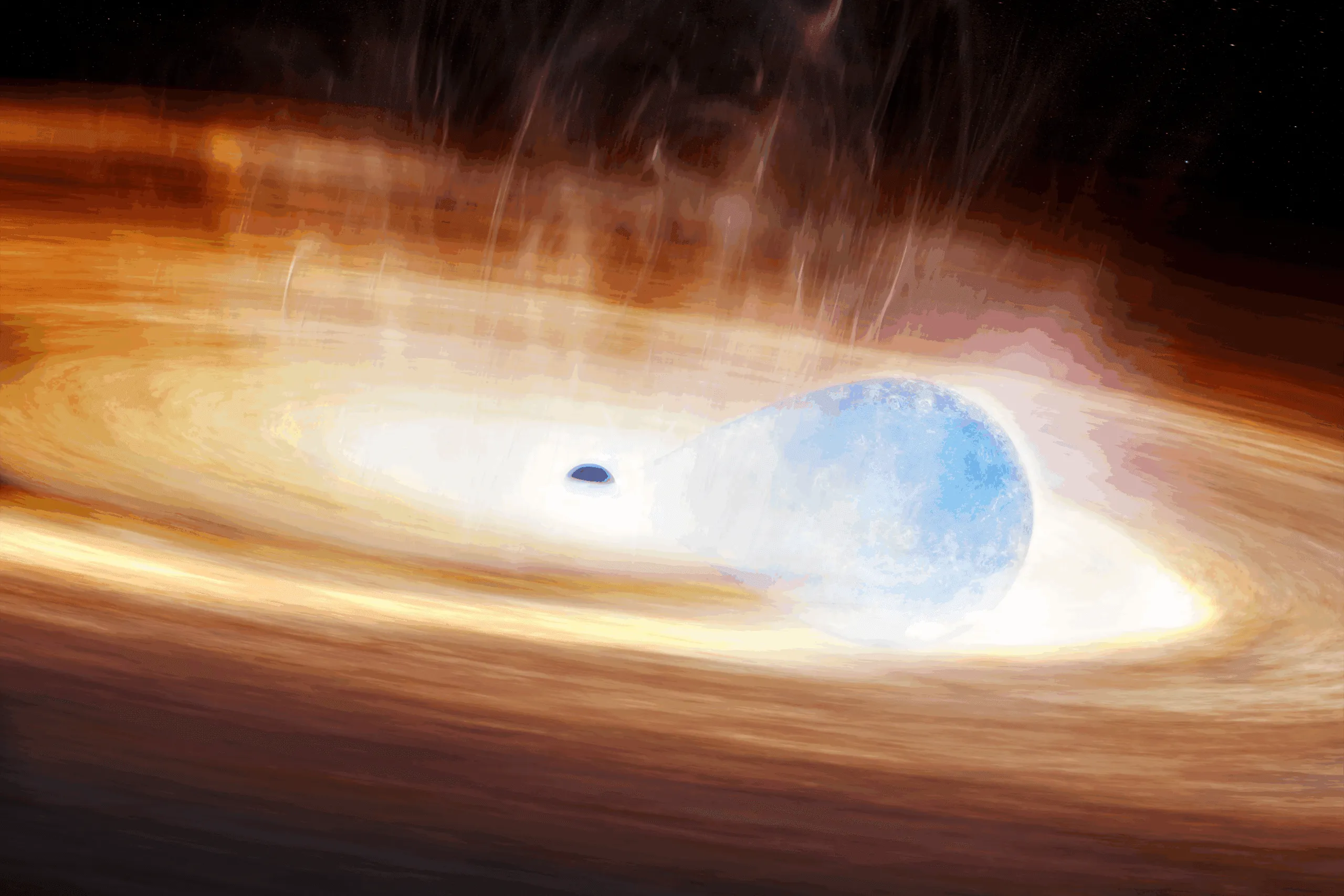 ブラックホールに挑んだ星の「二度目の死」をAIが発見：超新星SN 2023zkdの謎とは