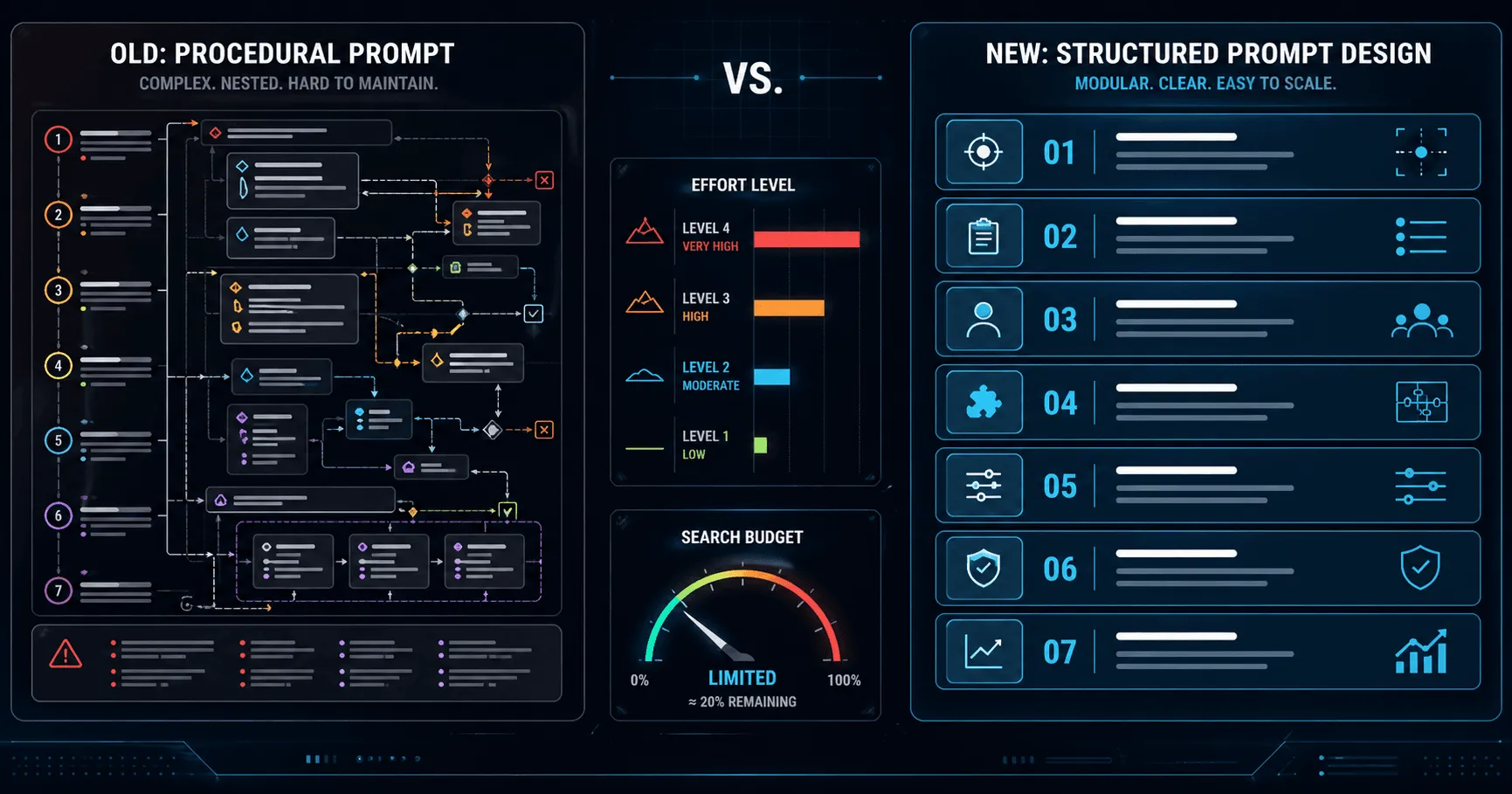 詳細プロンプトがGPT-5.5の性能低下を招く：移行前に知るべき7パーツ設計と4段階Effortの正体
