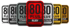 80 PLUS認証電源のロゴ一覧
