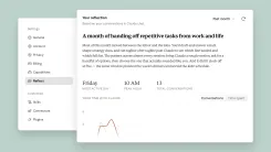 Claudeが利用履歴を「Reflect」で可視化、休憩通知と使い方の提案を一体化
