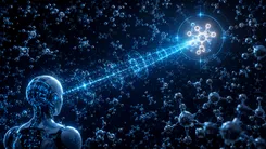 AIがGa分子を光線で分析する科学
