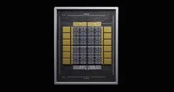 GPUチップのクローズアップ