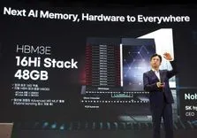 SK hynix、世界初の16-Hi HBM3Eメモリを発表 – 48GB大容量スタックで AI性能を最大32%向上