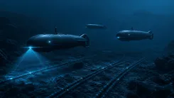 海底ケーブルの99％は危険なのか？中国軍研究者が警告する無人潜水艇の普及による防護と攻撃の境界