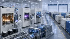 半導体製造工場のクリーンルーム