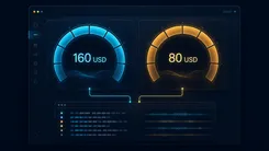 サイバーパンク風のダッシュボード