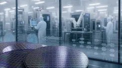 半導体製造のクリーンルームとデータ表示