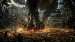 T-REXの足と衝撃分析データ