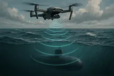 中国の量子センサー搭載ドローン、ステルス潜水艦も探知可能に