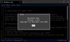 Microsoft、軽量CLIエディタ「Edit」をWindows 11に標準搭載へ ― オープンソースで開発者・初心者双方に光
