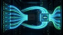 CPUとGPUへ流れる光のデータ