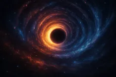 私たちの研究では、宇宙の始まりがビッグバンではなく巨大なブラックホール内部で起こった可能性が示されている