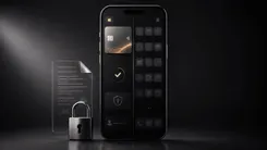 スマホと鍵、書類のセキュリティイメージ
