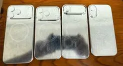 iPhone 17シリーズのダミーユニットがリーク、5.5mmの「Air」の薄さが際立つ