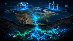 北米大陸と風力発電、エネルギー伝送