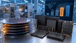 中国YMTC、NANDビット出荷量で世界3位：14%でも売上高は5位、月50万枚は将来設計値