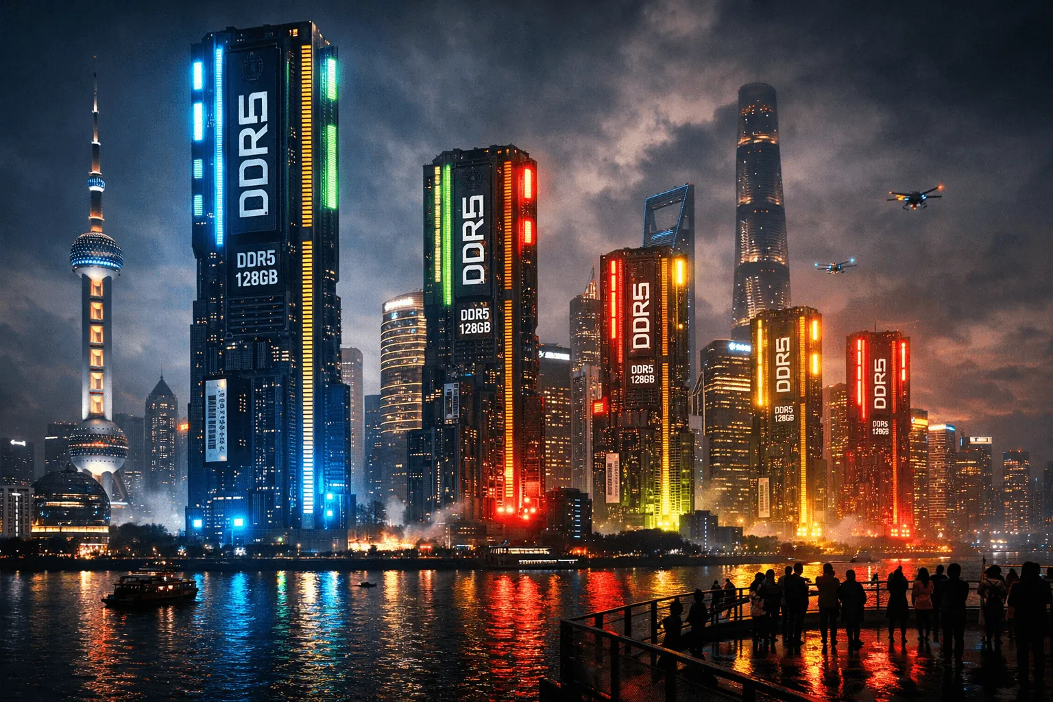 DDR5メモリ1箱が「上海のマンション価格」に匹敵する異常事態：なぜ中国スポット市場は「買い手不在」の氷河期にあるのか