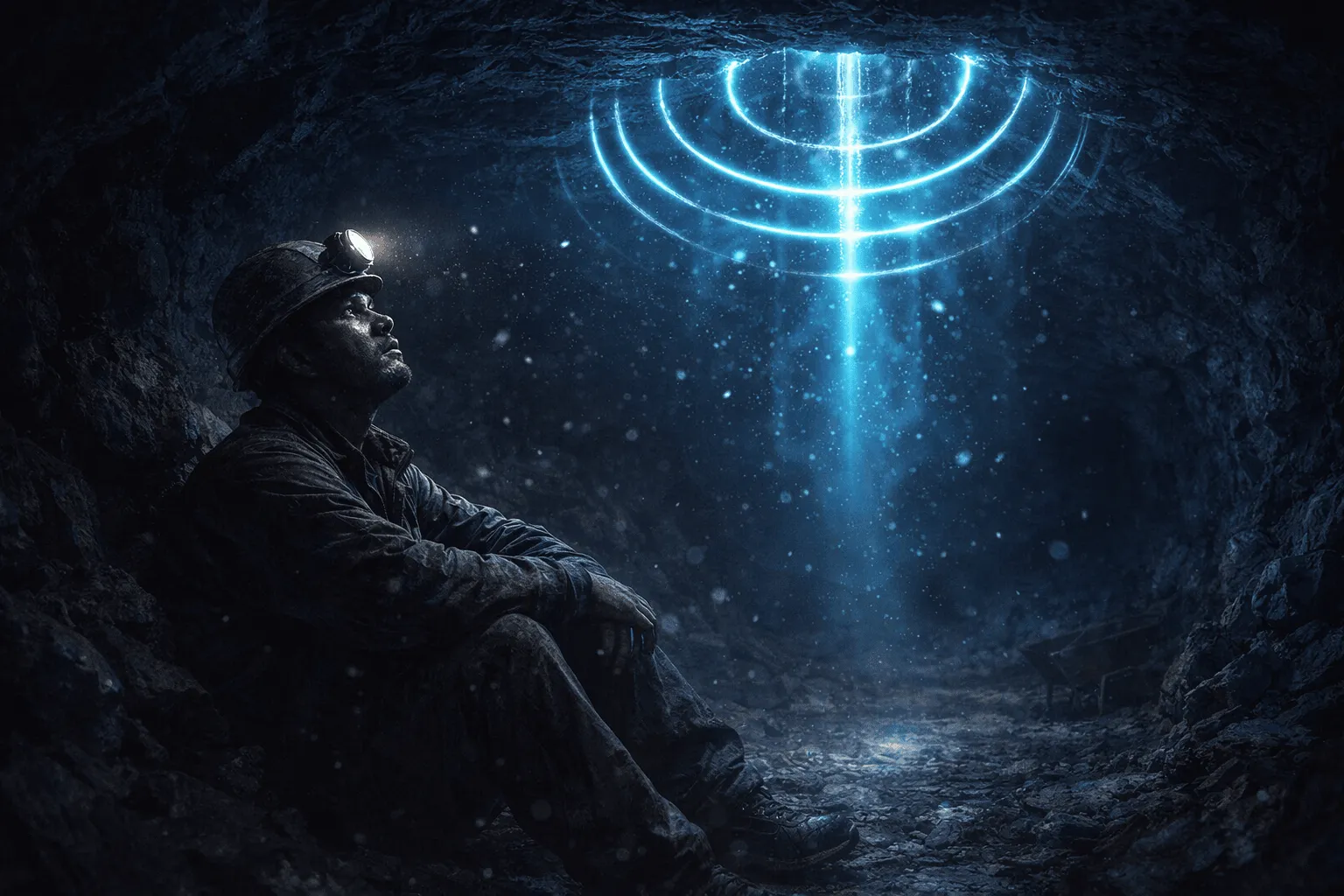 電波の届かない「地下100メートル」との間での磁場を用いることで無線データ伝送することに世界初成功