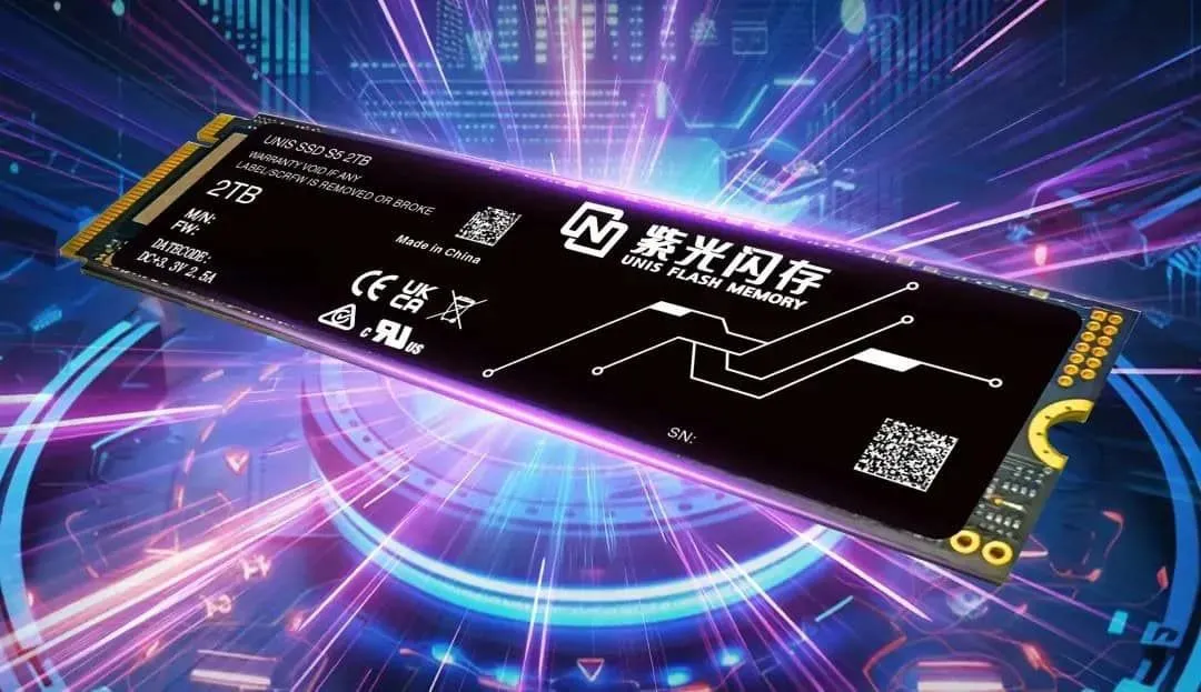 中国UNIS、世界最速クラスのPCIe 5.0 SSDを発表：DRAMレスで最大14,900MB/sの驚異的速度を実現