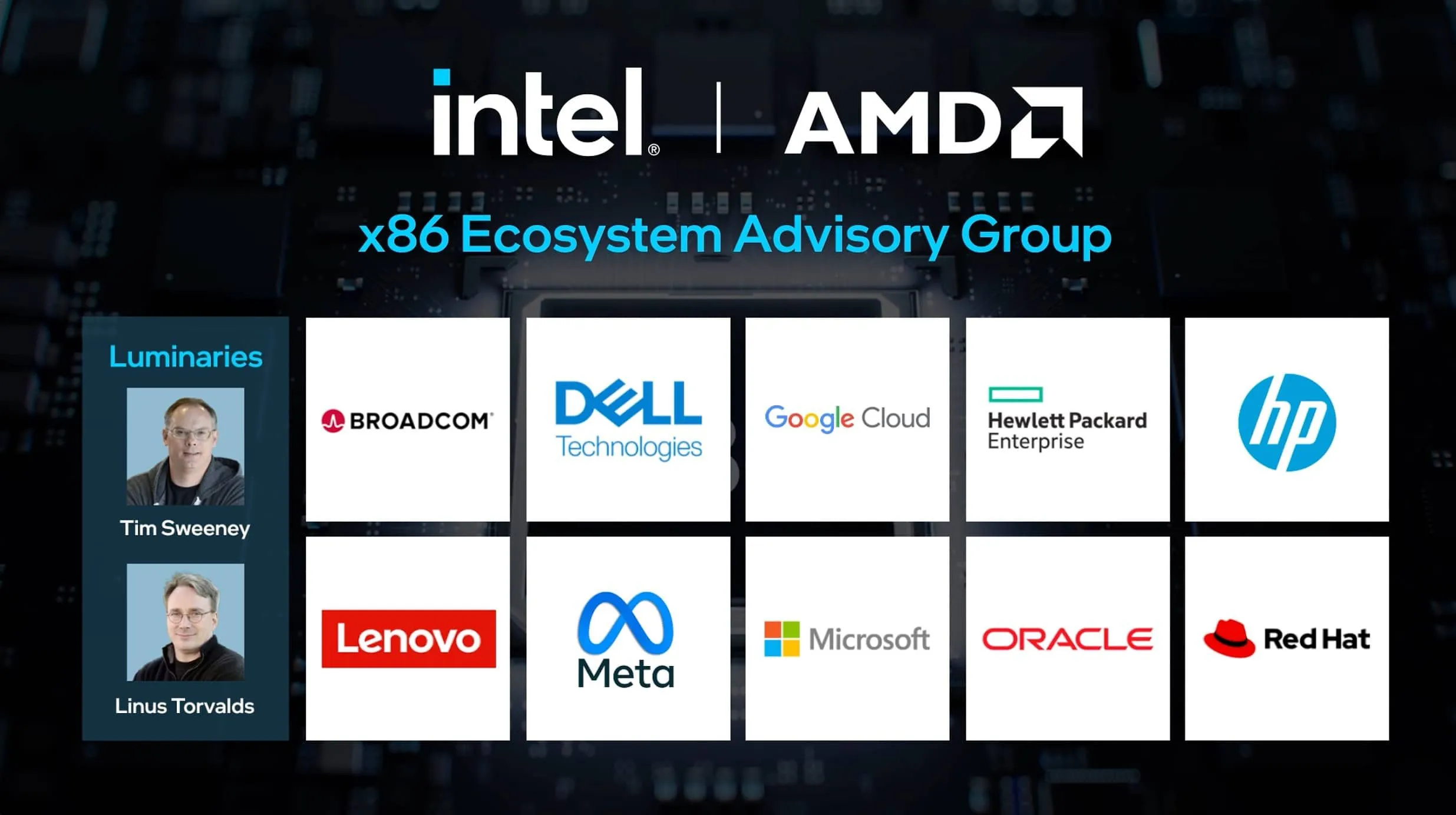 IntelとAMDがx86アーキテクチャの未来のため、「x86 Ecosystem Advisory Group」を設立