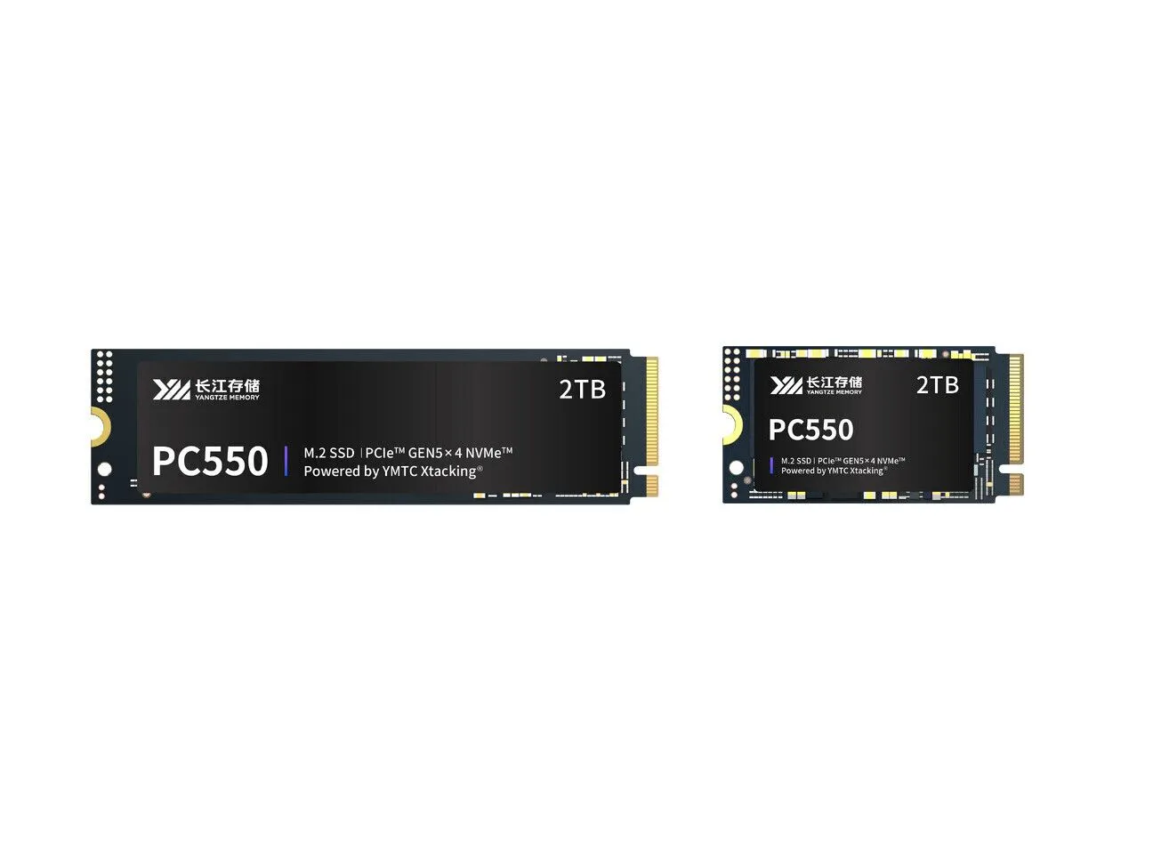 YMTC、同社初のPCIe 5.0 SSD「PC550」を発表：世界的な半導体不足の中で存在感を示す